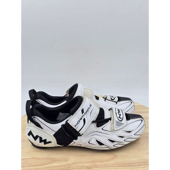 Northwave Tribute Carbon Triathlon Road Bike Shoes SPD SPD-SL Mens Sz EU38 6.5 main image 4